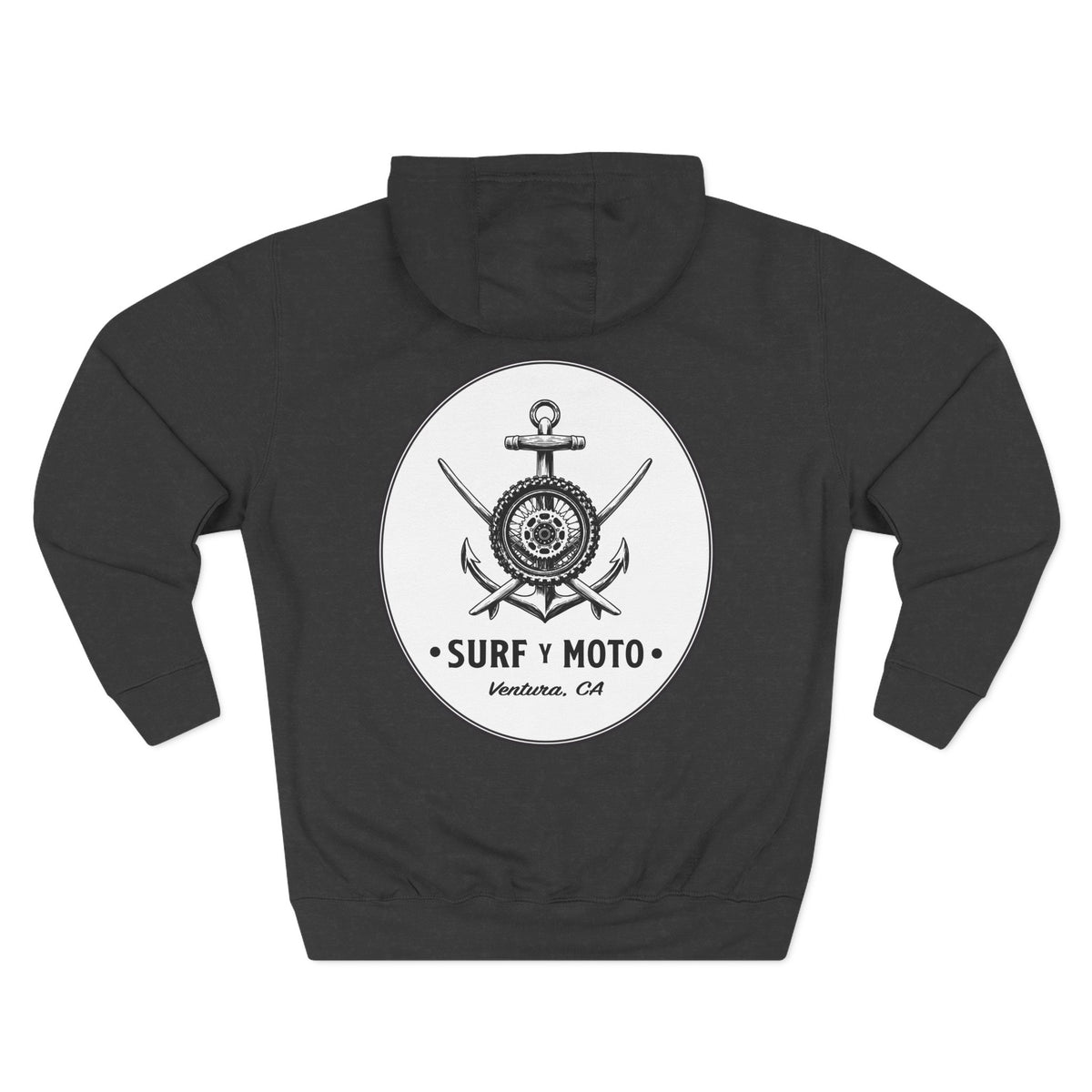 The Classic Ventura Hoodie - Black/White