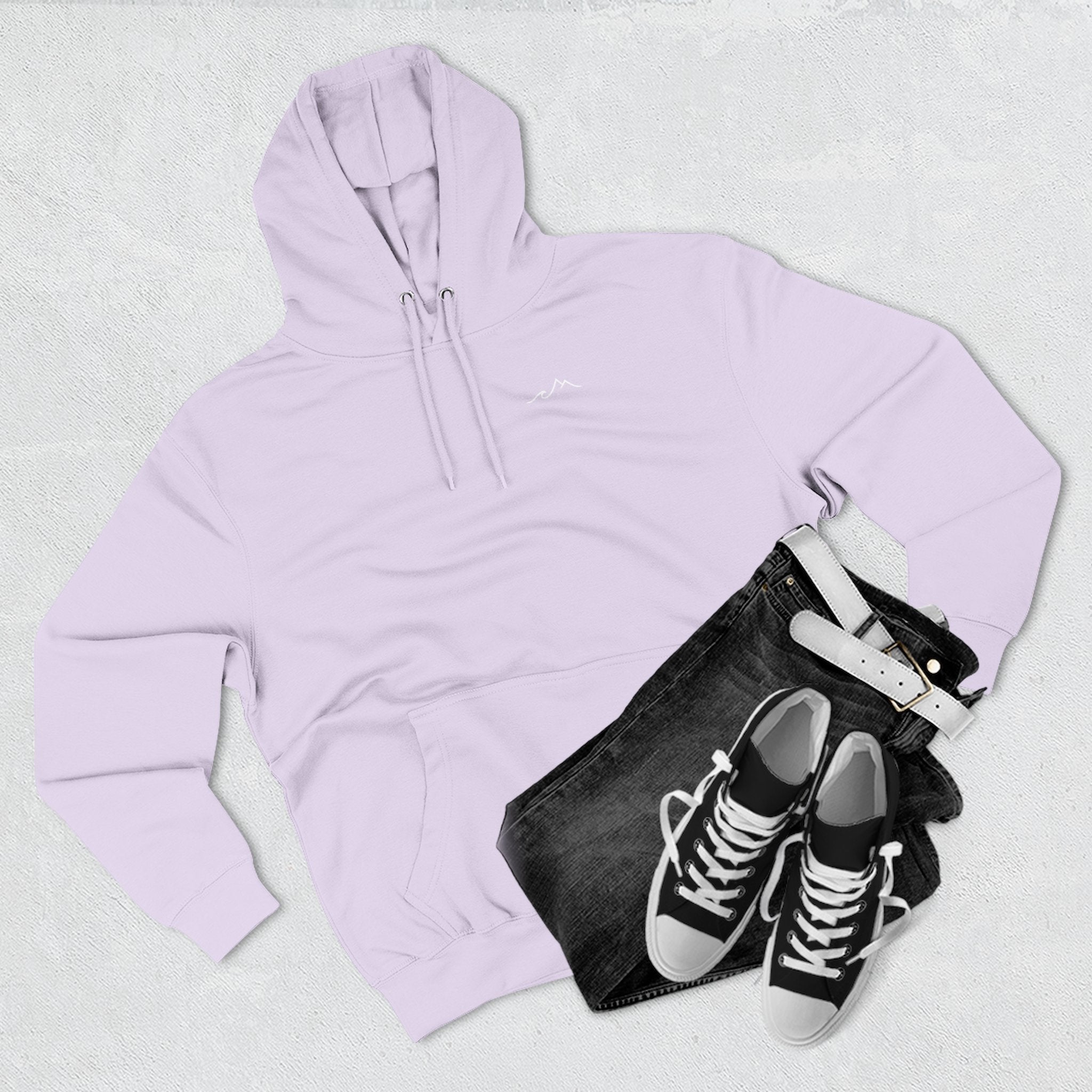The Classic Ventura Hoodie - Black/White