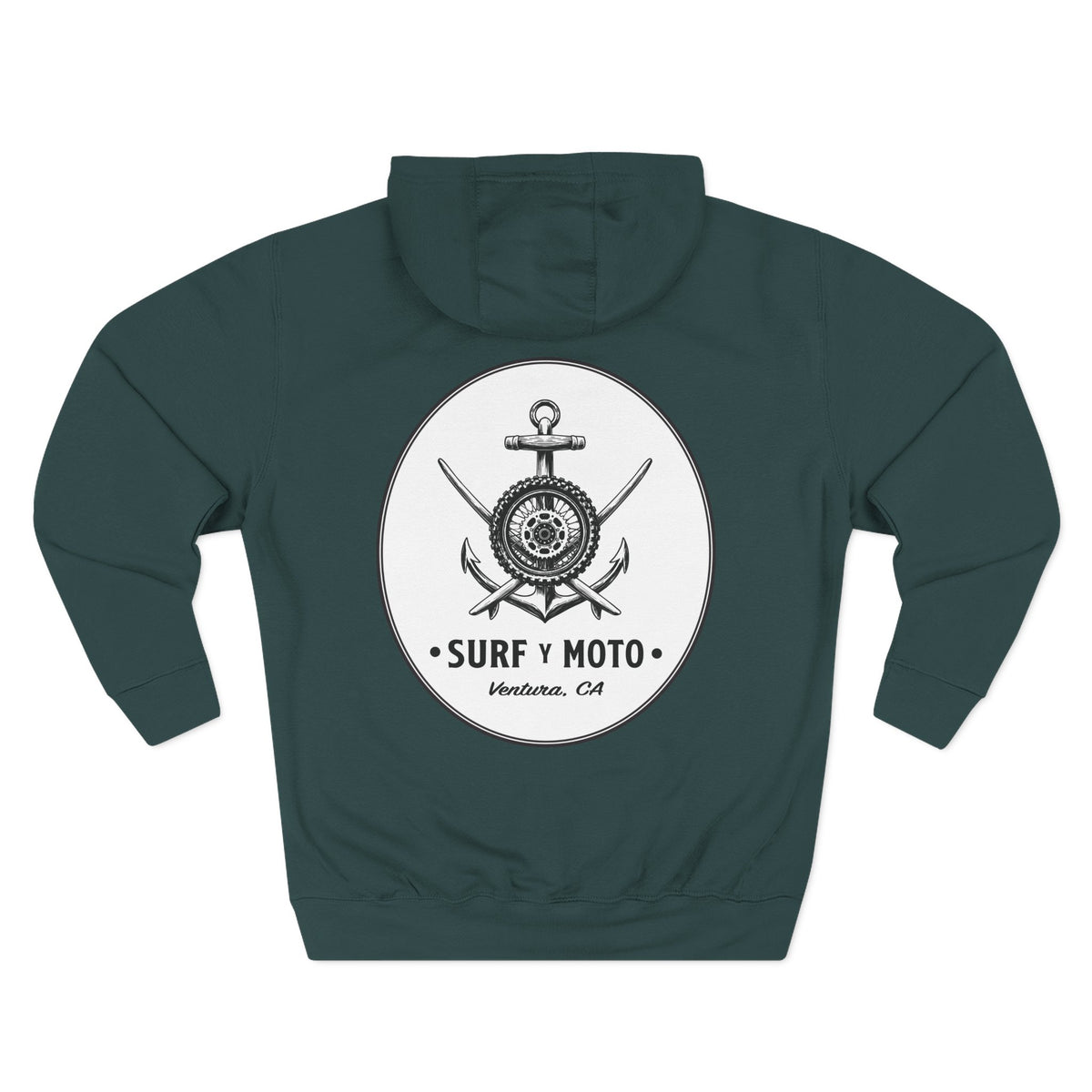 The Classic Ventura Hoodie - Black/White