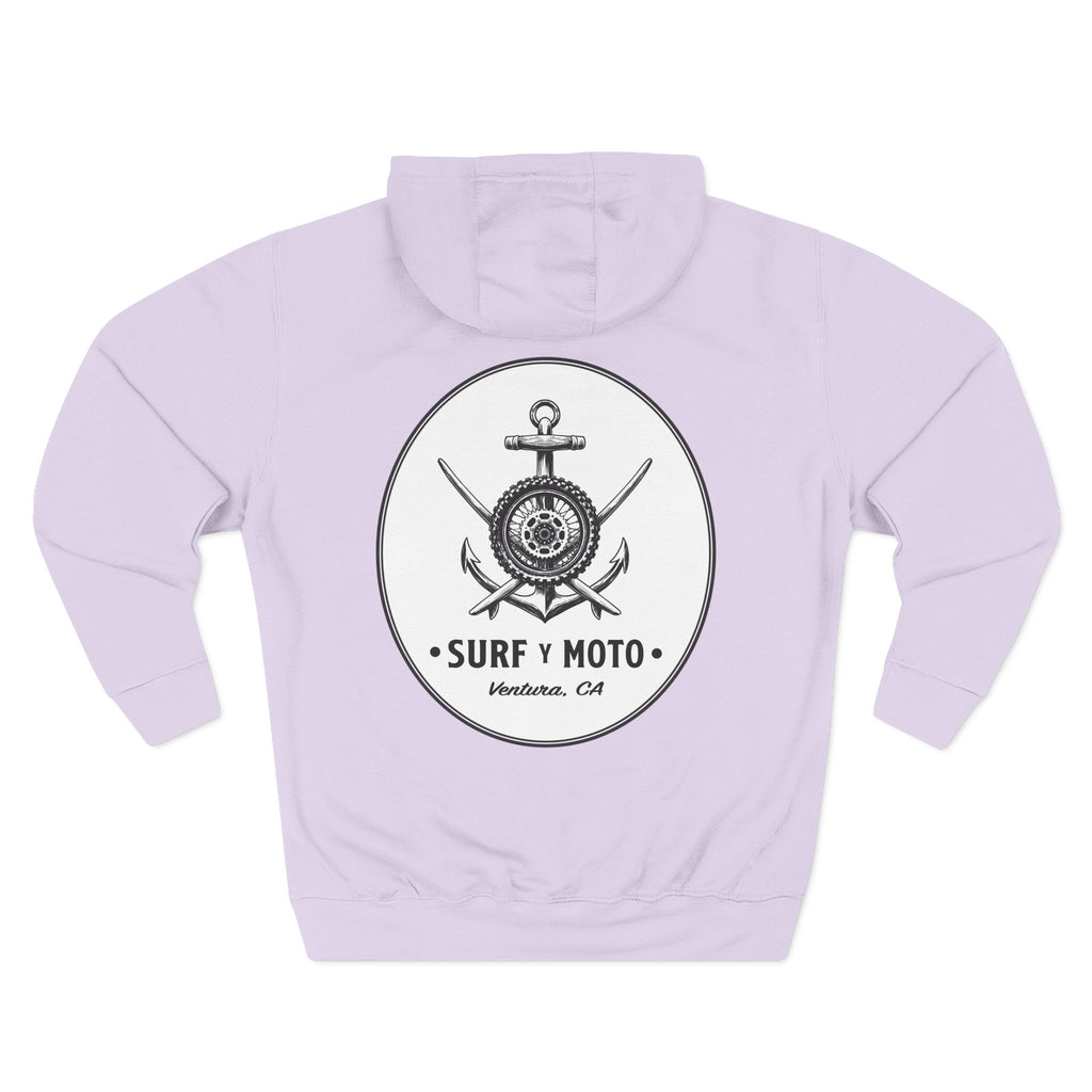 The Classic Ventura Hoodie - Black/White
