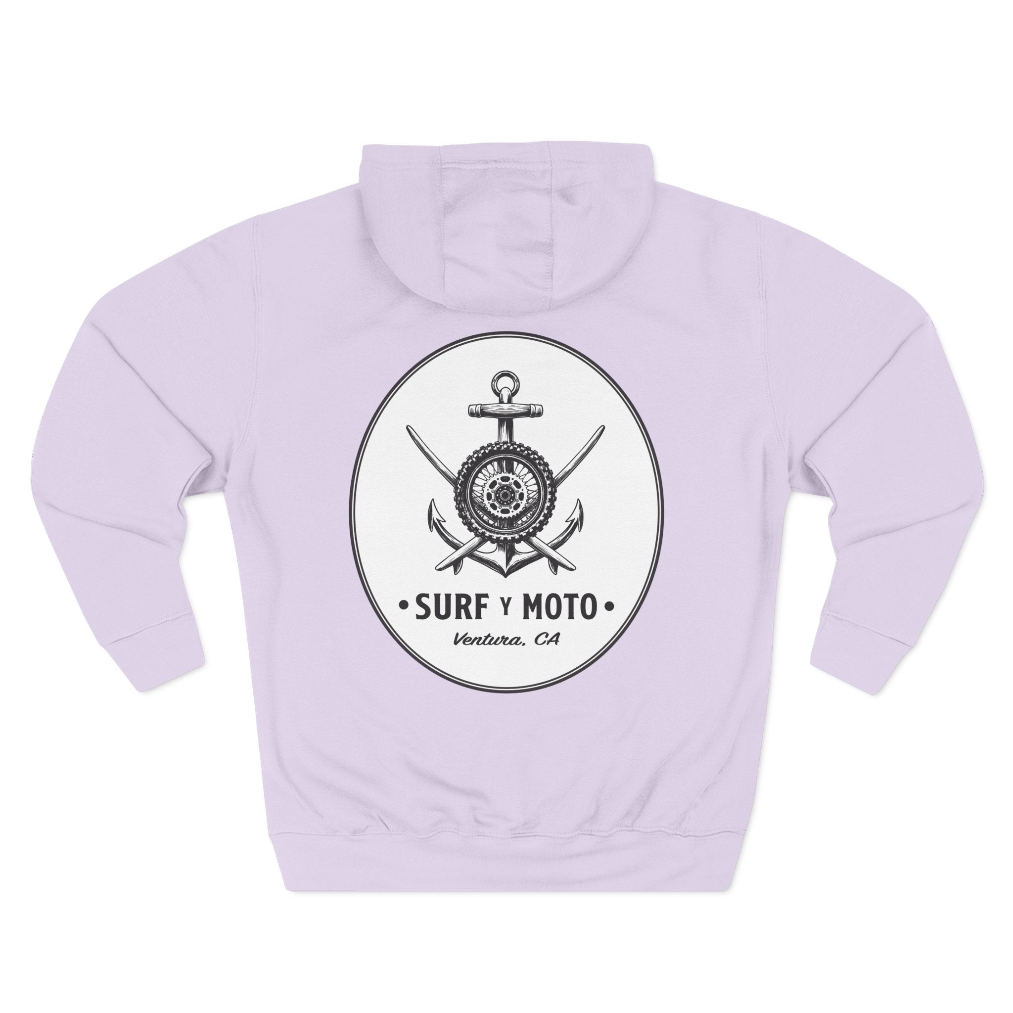 The Classic Ventura Hoodie - Black/White